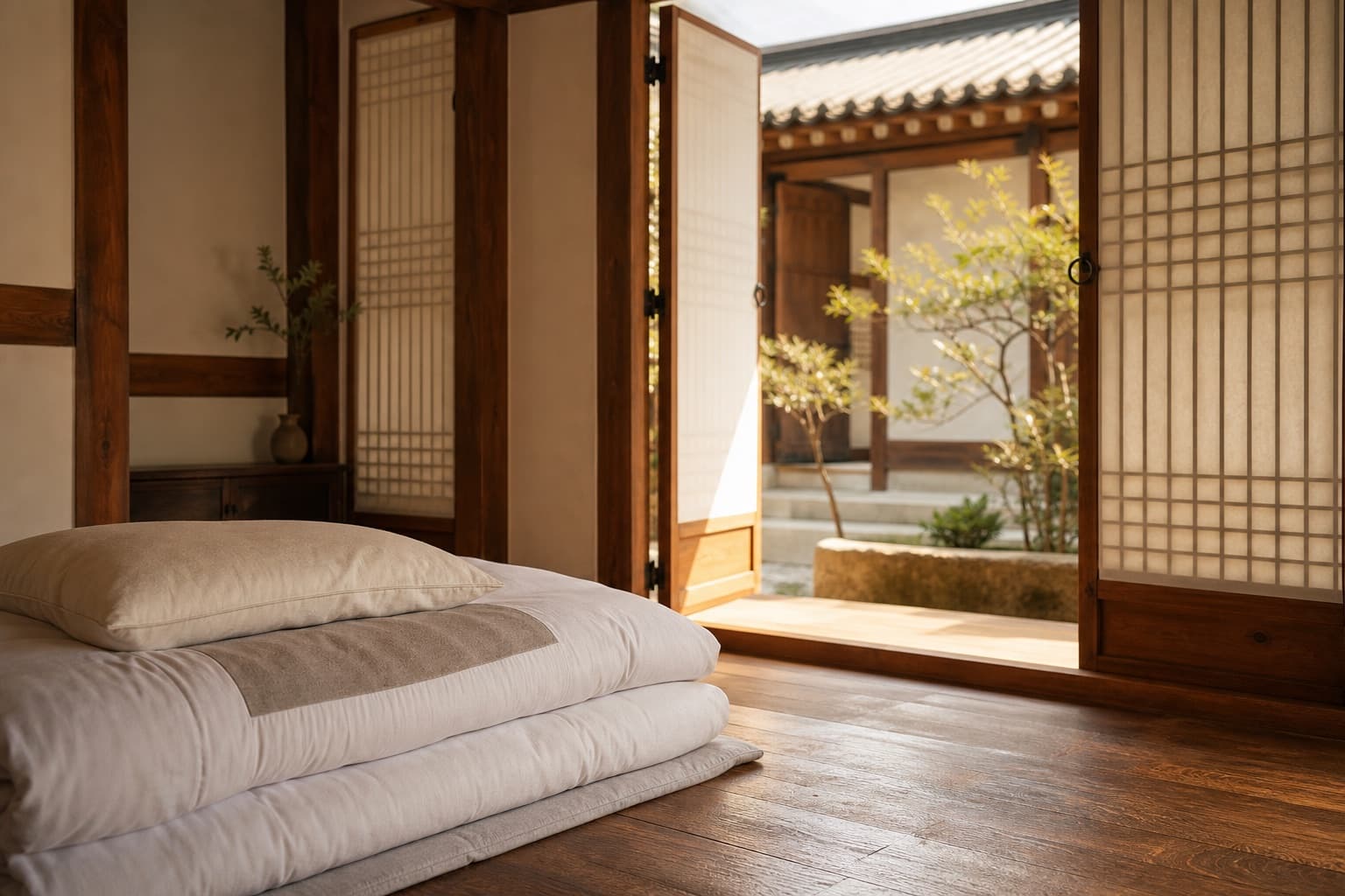 Hanok Stay, First Night