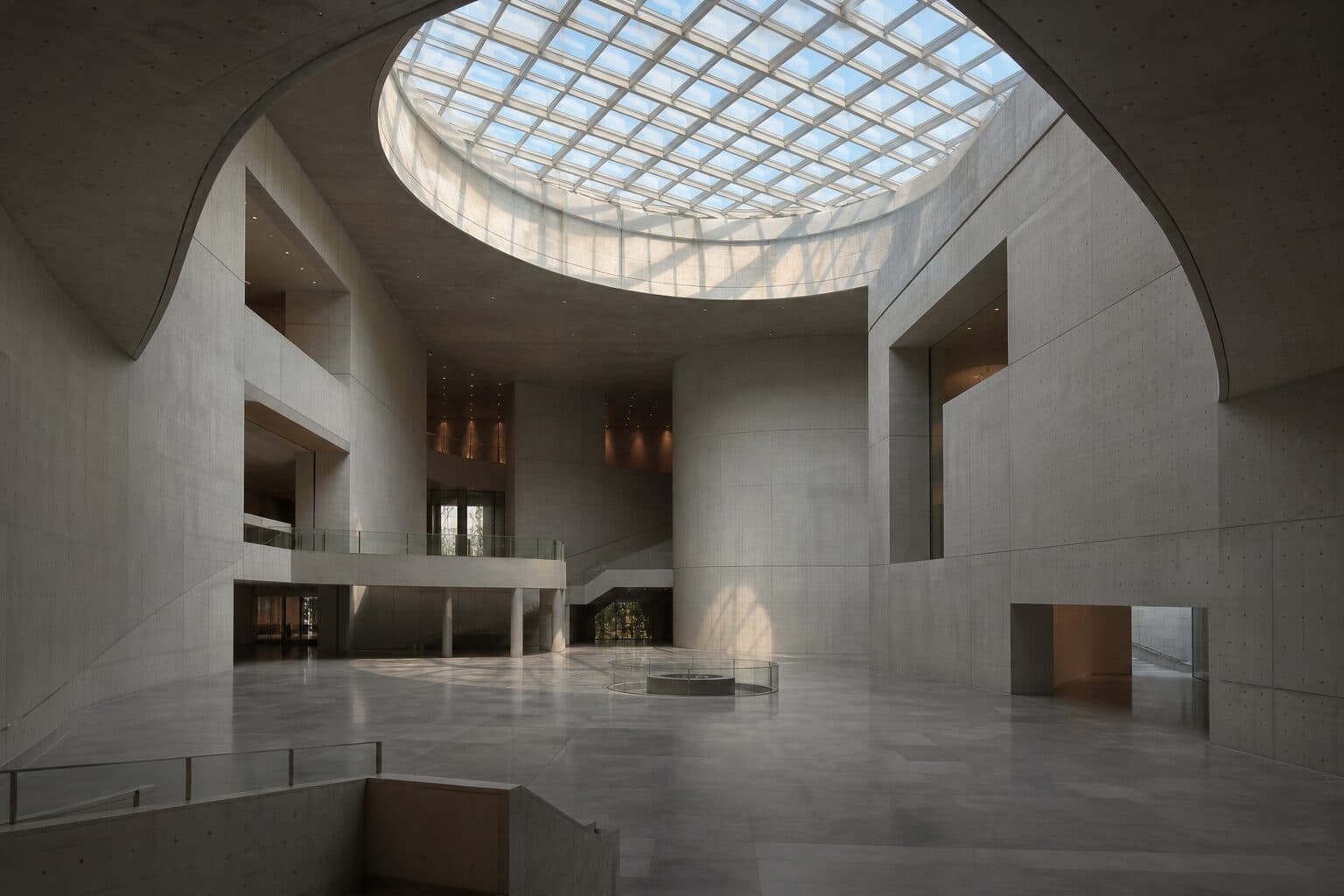 Light into the underground hall