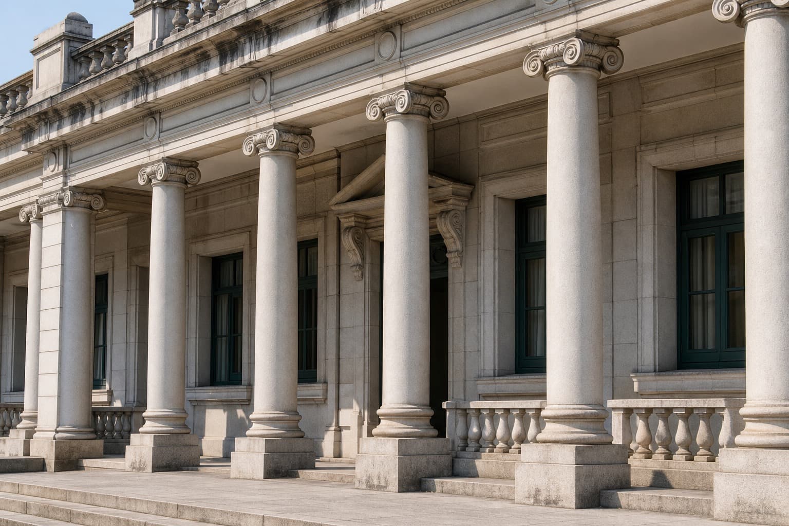 The old provincial-hall face