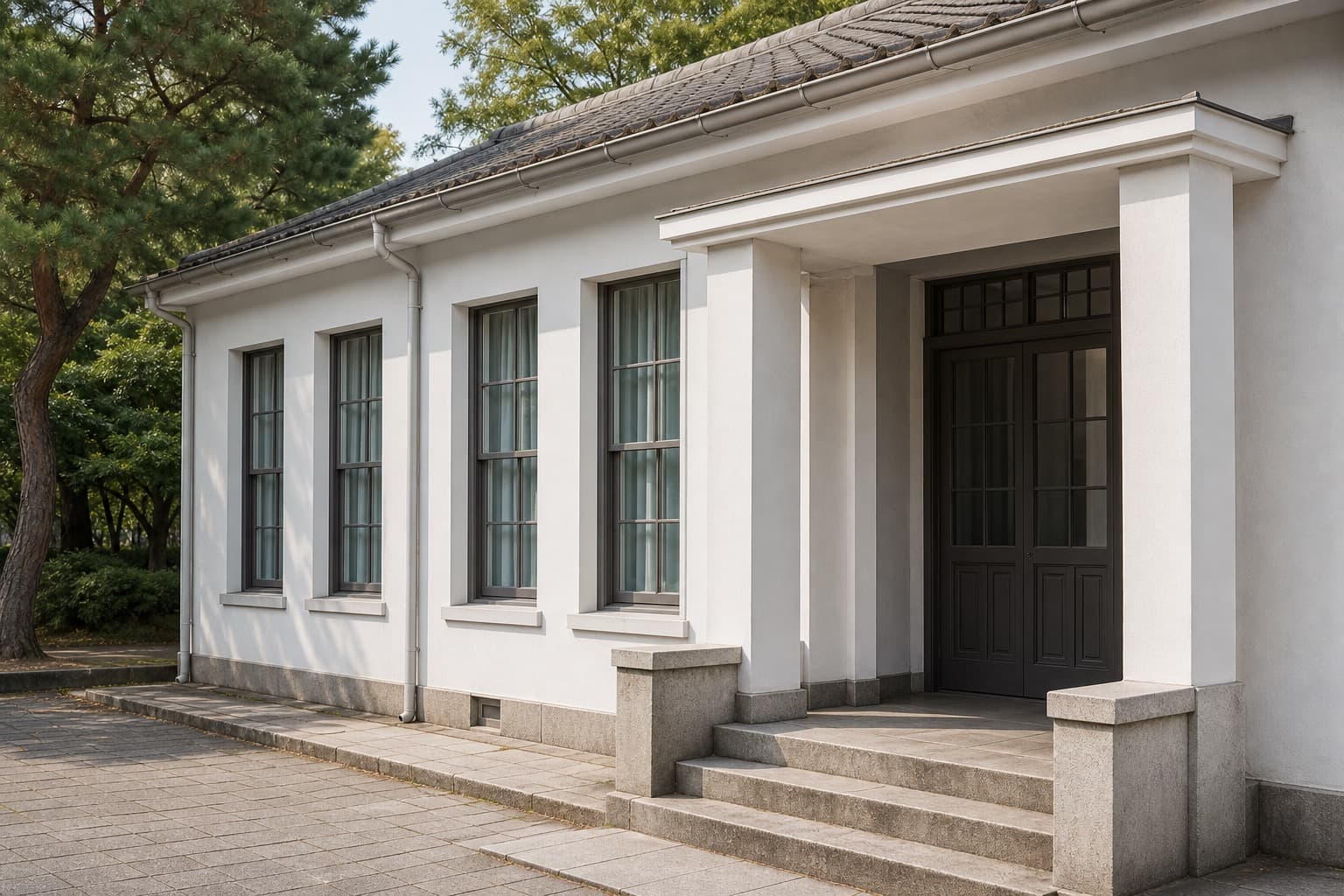 The white memorial hall
