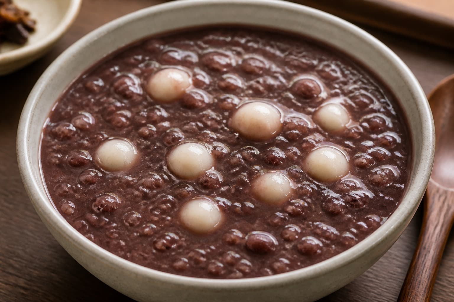 Patjuk with rice-ball dumplings