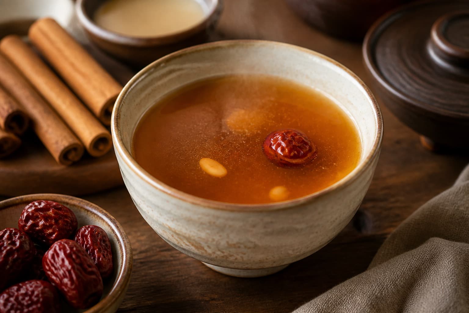 A cup of moju to go with it