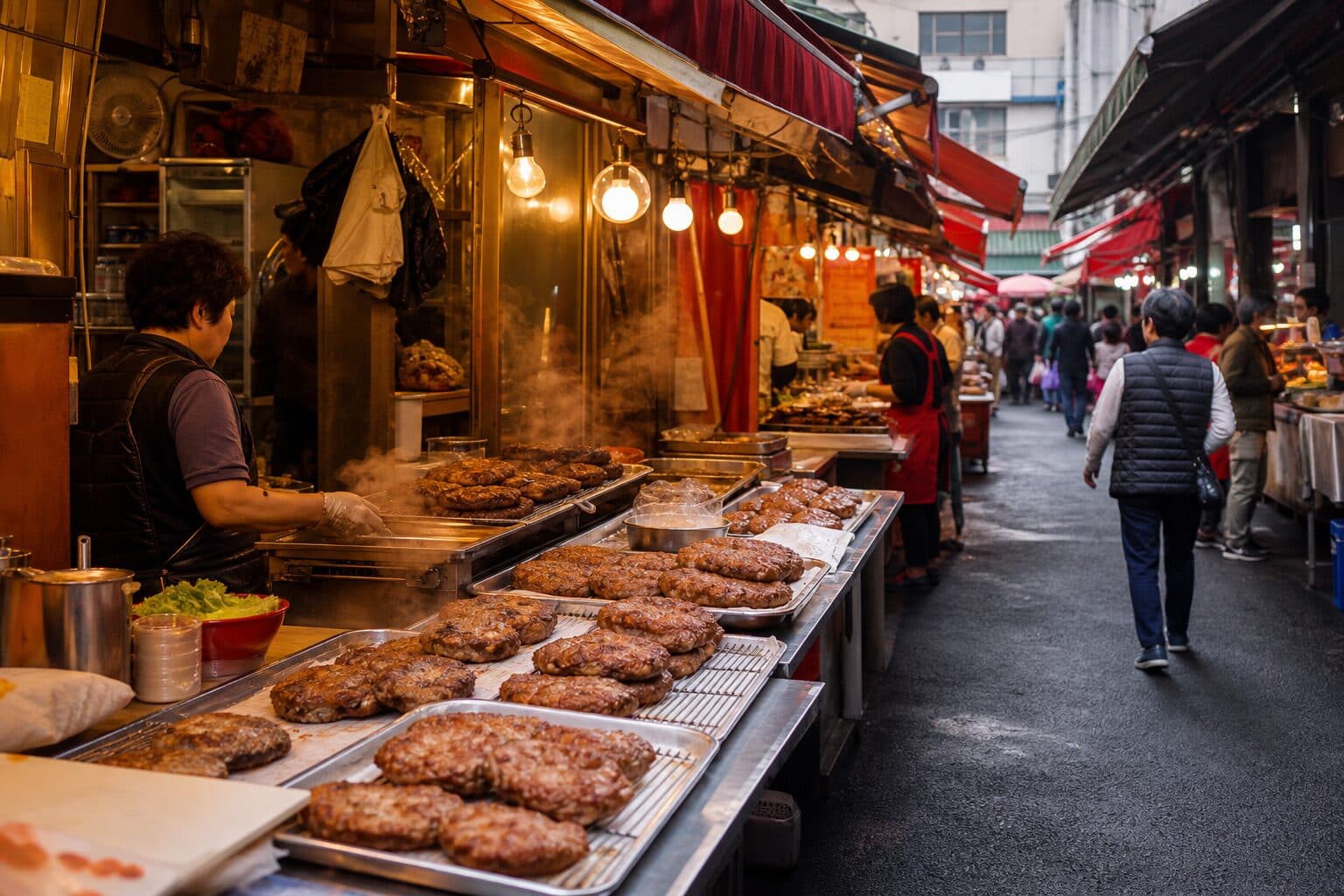 The tteokgalbi alley